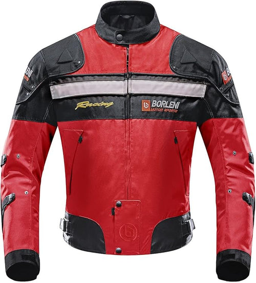BORLENI Giacca da Moto Uomo
